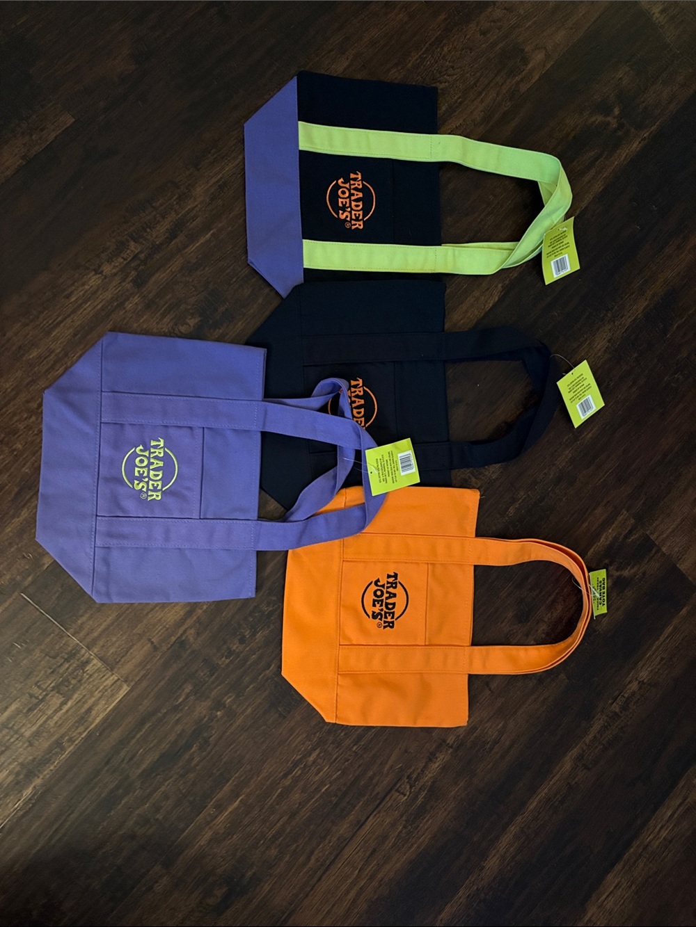 Trader Joe’s mini tote bags set of 4. Halloween tote bags